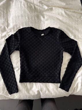 Seea Palomar Crop Rashguard — Night Check